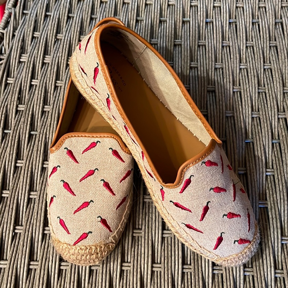 Bass chili peppers 🌶 espadrilles